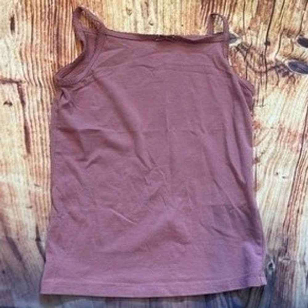 HM Girls Mauve Pink Camisole Tank Top Bow Detail Size 6X 7 122 128 US 6-7Y